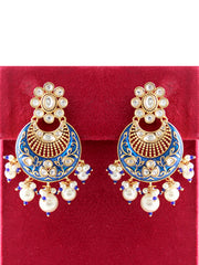 Vritee Earrings-Blue