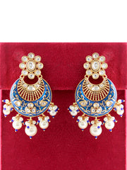 Vritee Earrings-Blue