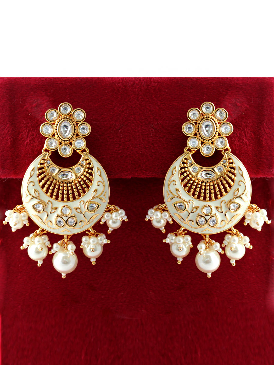 Vritee Earrings-Ivory