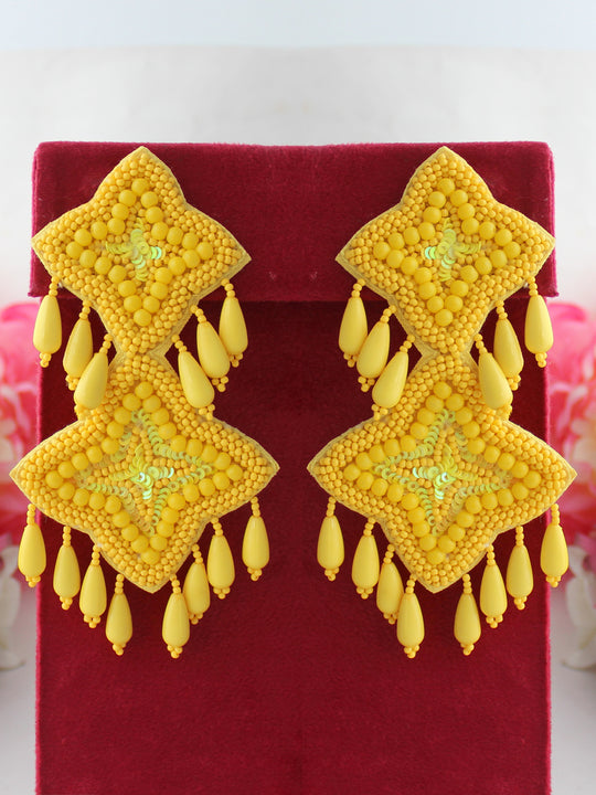 Amyra Earrings-Yellow