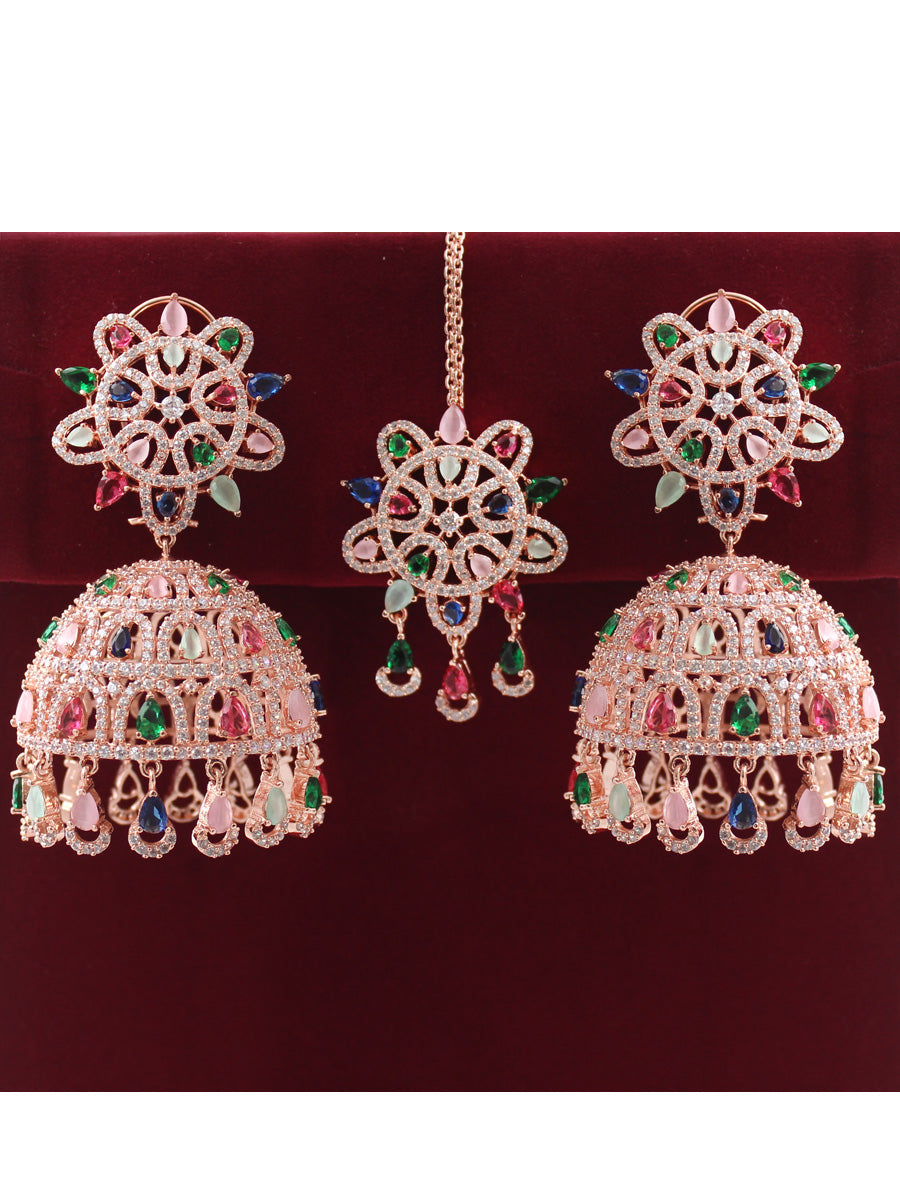 Sumona Earrings & Tikka