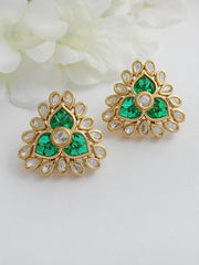 Sakshi Earrings-Green
