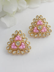 Sakshi Earrings-Pink