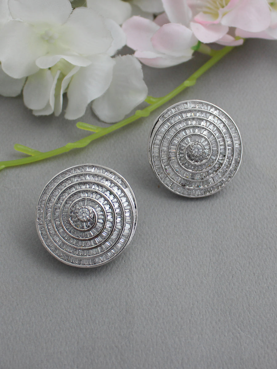 Ontario Earrings-Silver
