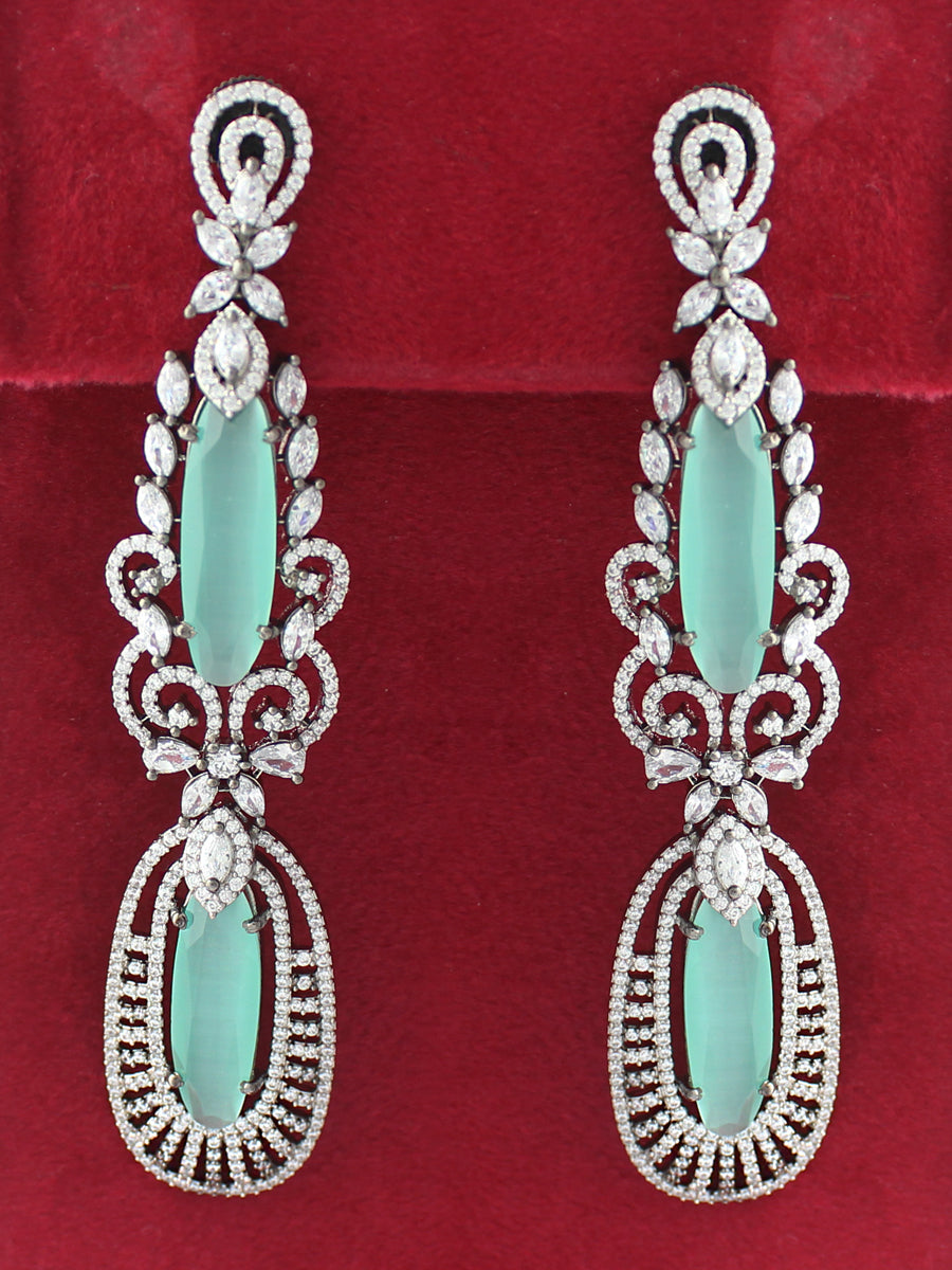 Sheetal Earrings-Mint Green