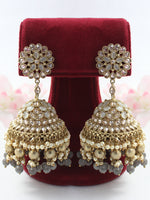 Shabina Earrings-Grey