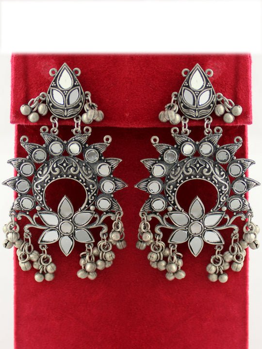 Yami Earrings-Antique Silver 
