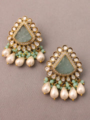 Vanika Earrings-Mint Green