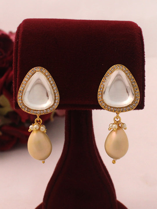 Shruti Earrings-Pearl
