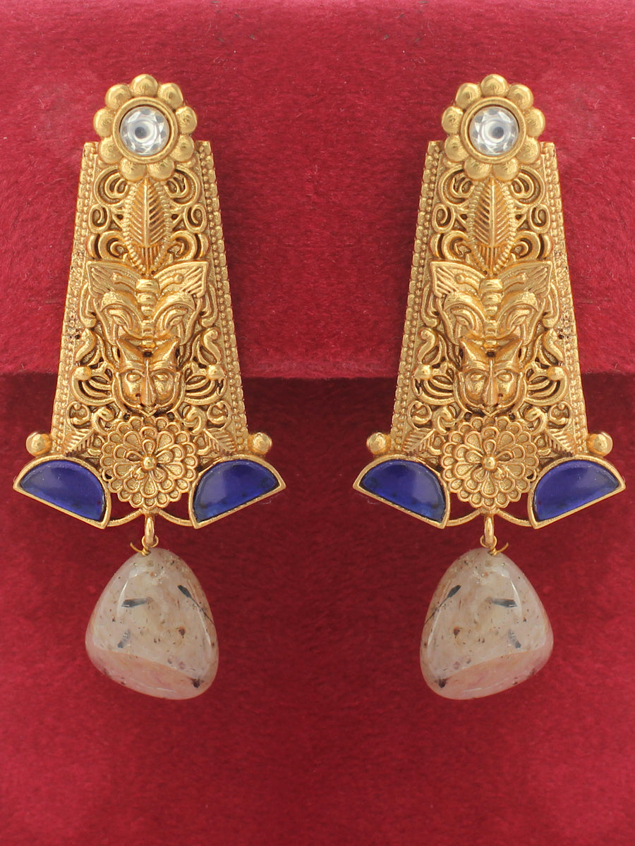 Tanusha Earrings-Blue