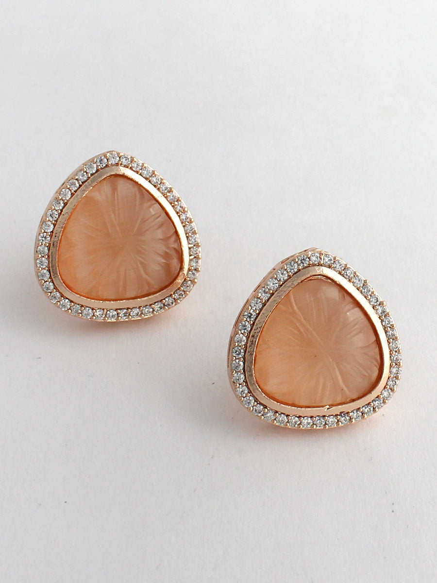Suhani Earrings-Peach