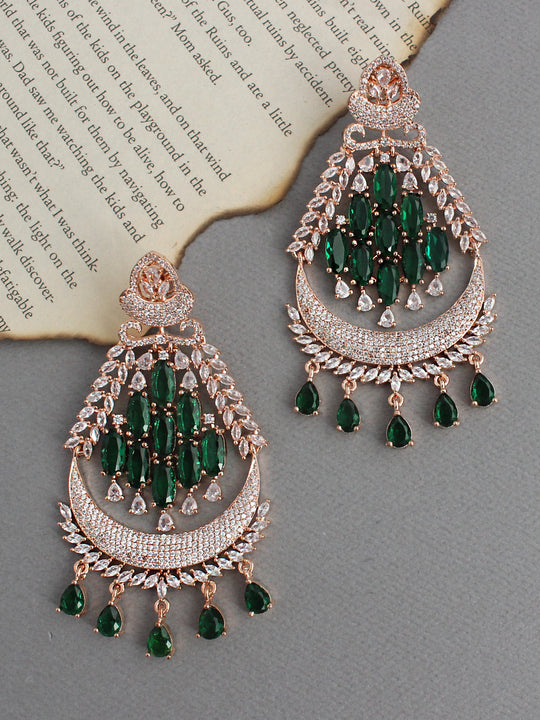 Shayna Earrings-Green