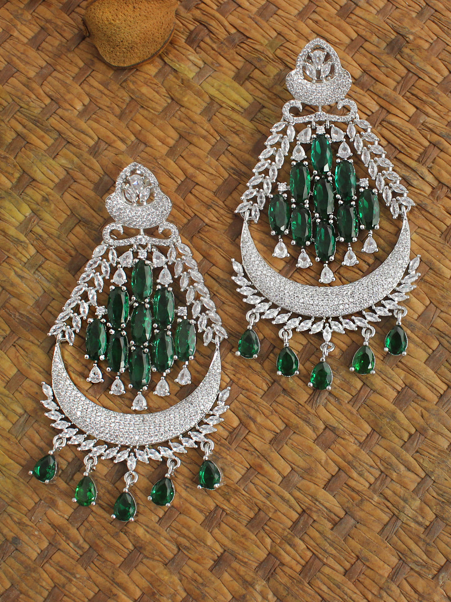 Shayna Earrings-Green