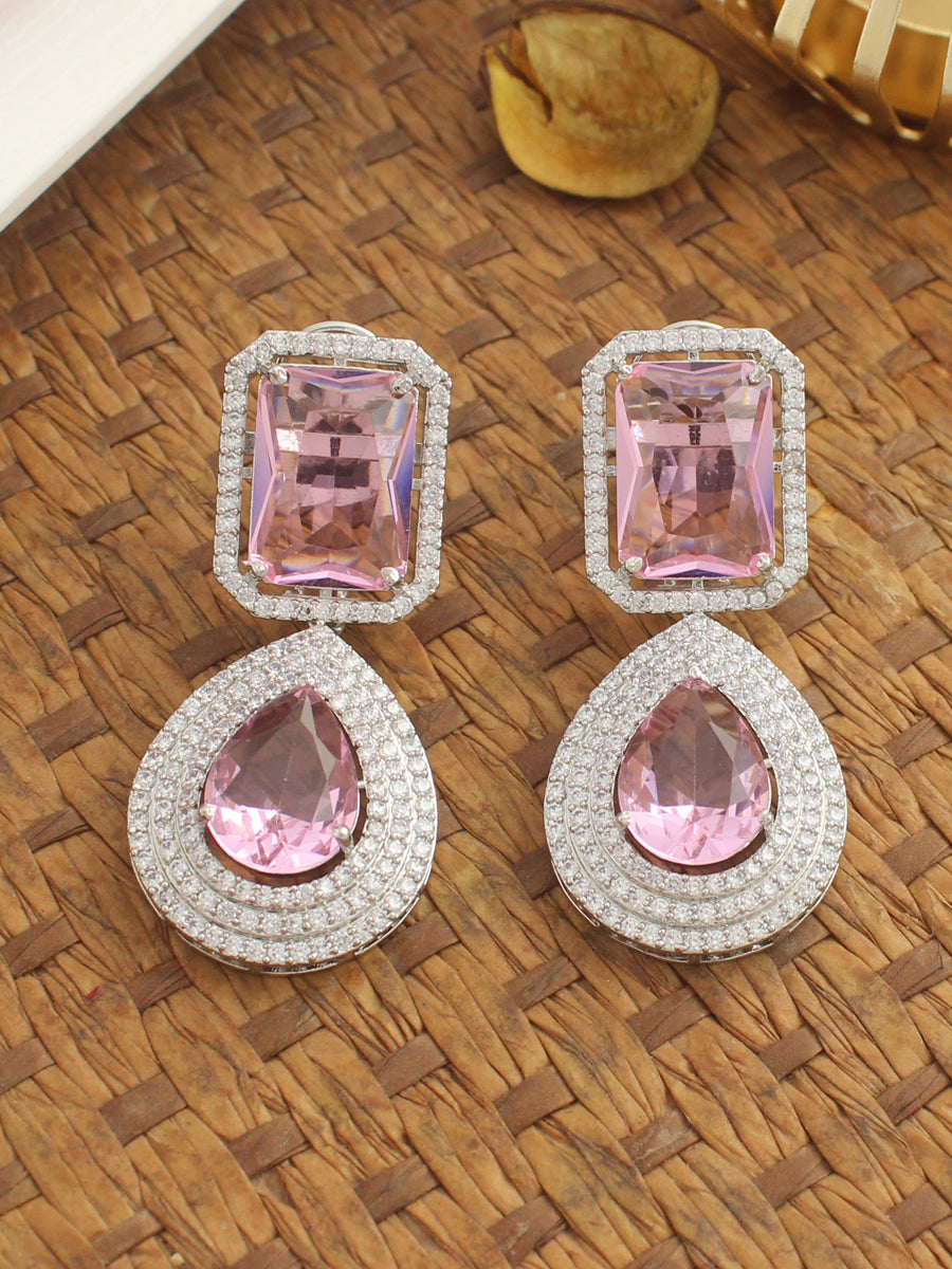 Anayra Earrings-Pink