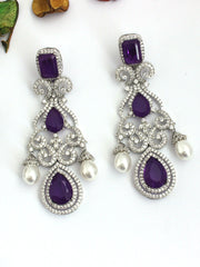 Miami Earrings-Purple