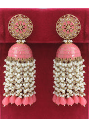 Heena Earrings-Pink