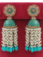 Heena Earrings-Rama Green