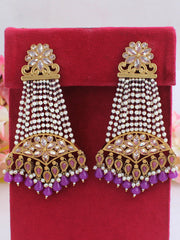 Heena Earrings-Purple