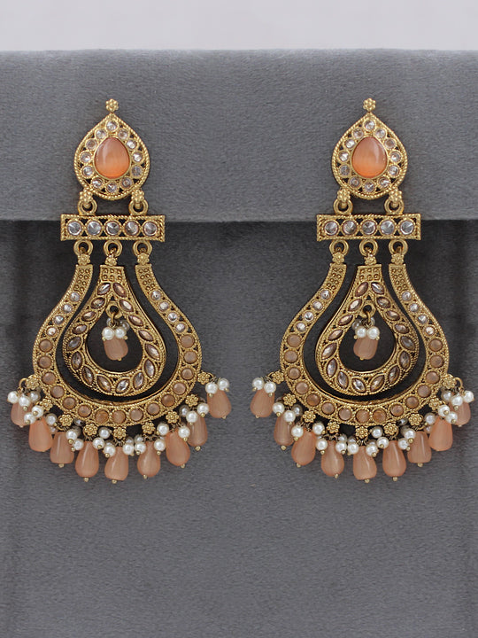 Shifa Earrings-Peach