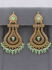Shifa Earrings-Sage Green