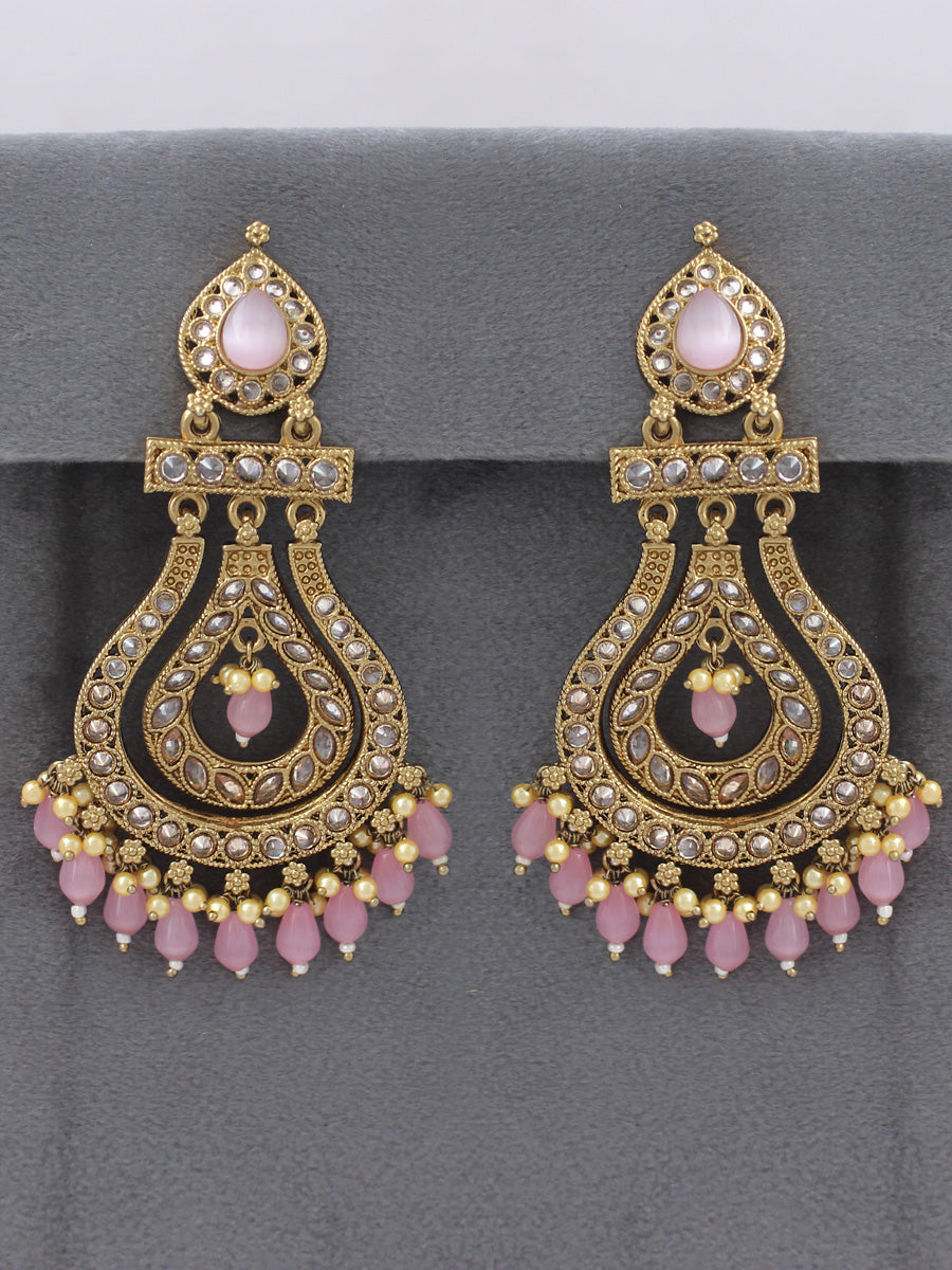 Shifa Earrings-Pastel Pink