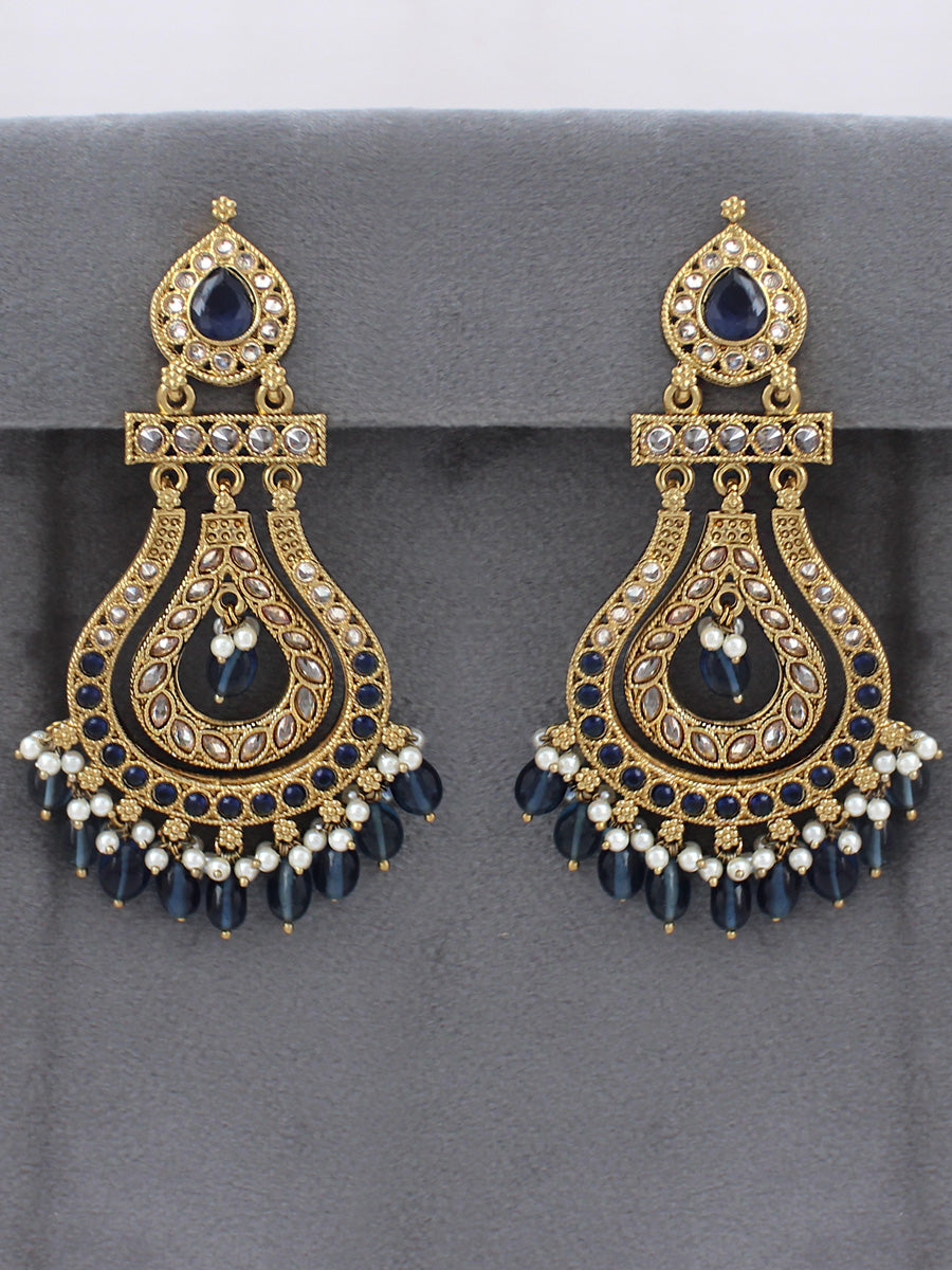 Shifa Earrings-Blue