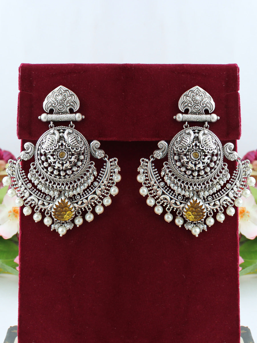 Surbhi Earrings-Yellow