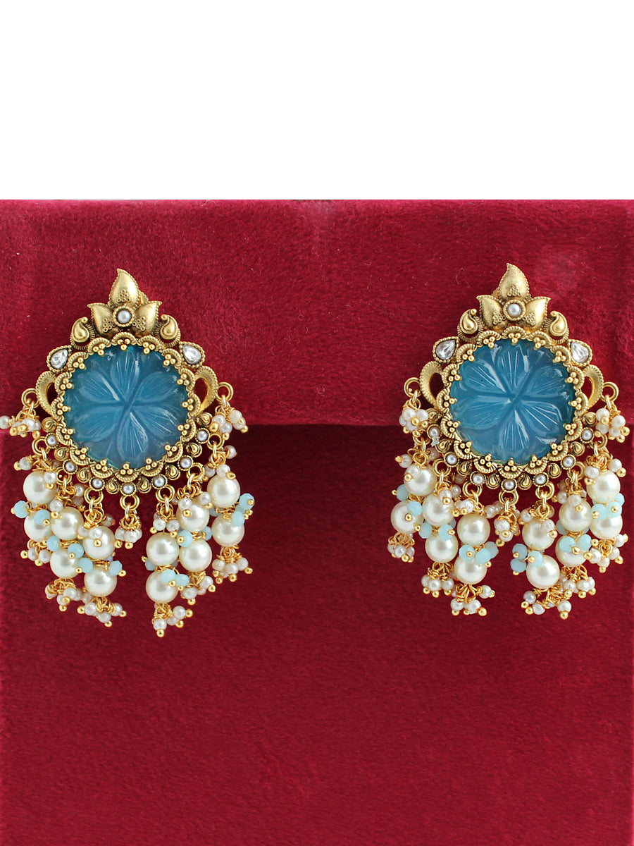 Ditya Earrings-Aqua