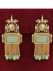 Aarohi Earrings-Mint Green