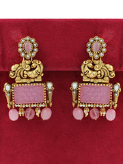 Ritika Earrings-Pastel Pink