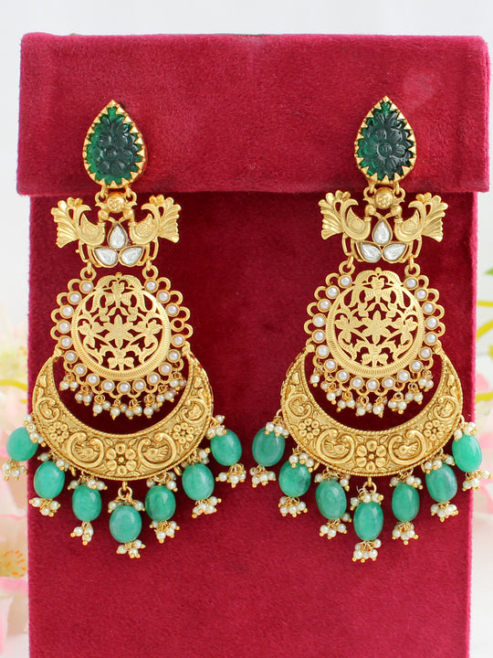 Ribha Earrings-Green