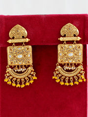 Artika Earrings-Yellow