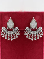 bhavna Earrings-White