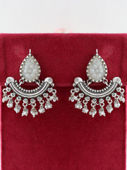 bhavna Earrings-White