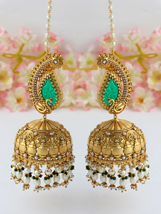 Aishwarya Earrings-Green