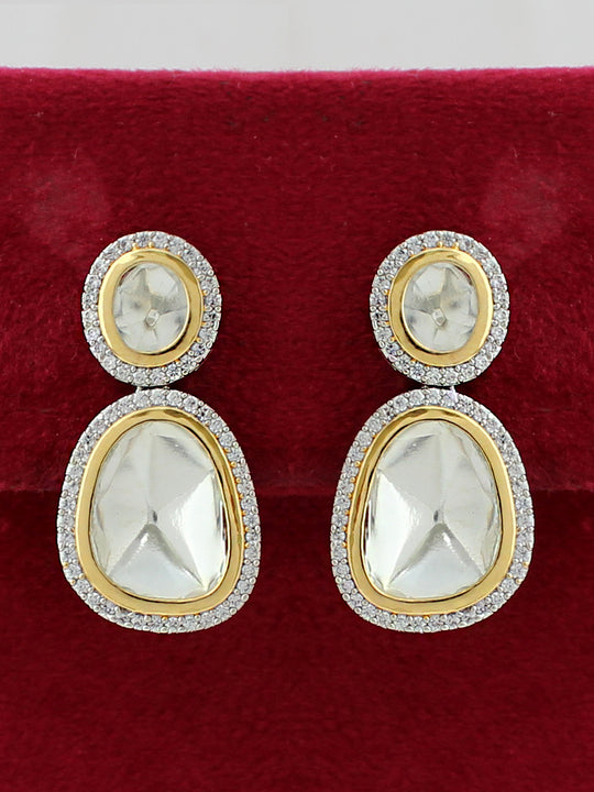 Malvika Earrings golden silver