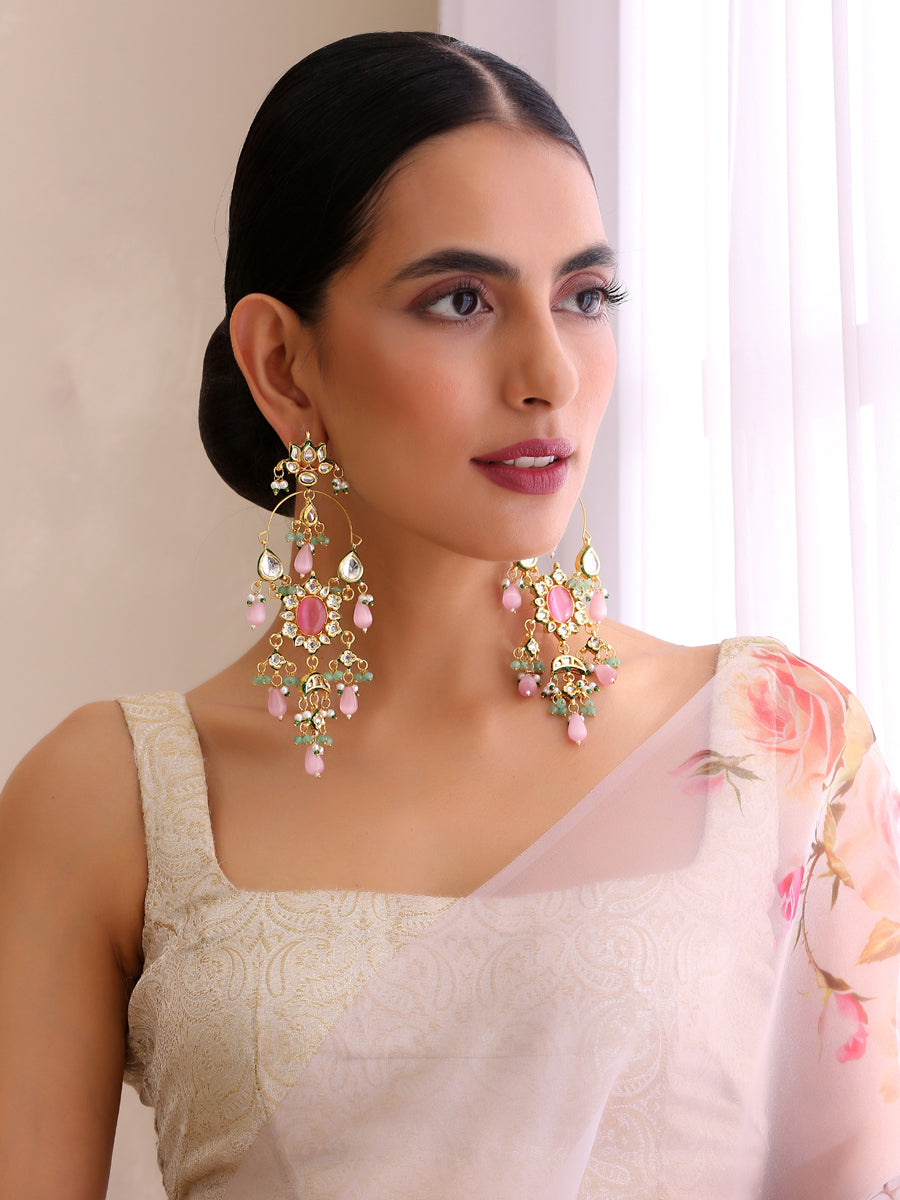 Heer Earrings Indian Party Wear Earrings with USA Shipping