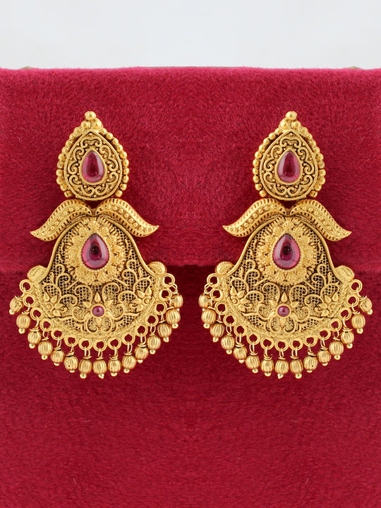 Jyotika Earrings hot pink