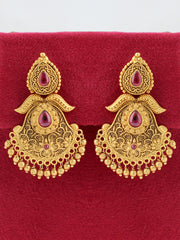 Jyotika Earrings hot pink