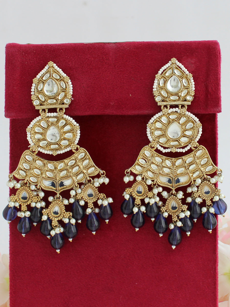 Buy COBALT BLUE EARRINGS, Sapphire Blue Chandeliers, Bridal Big Blue  Earrings,wedding Royal Blue Jewelry,prom Earrings, Formal Occasion Online  in India - Etsy