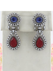 Kuwait Earrings-Maroon