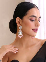 Shillong Earrings-Pastel Pink
