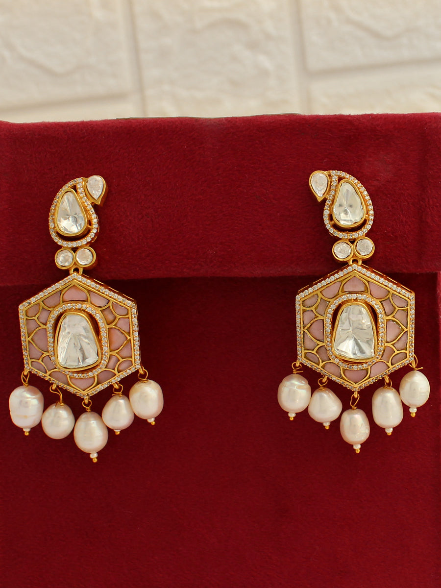 Sikkim Earrings-Pastel Pink