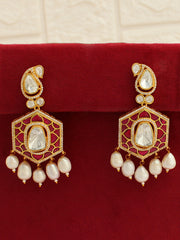 Sikkim Earrings-Hot Pink