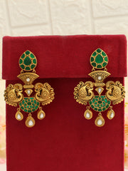 Navdha Earrings-Green