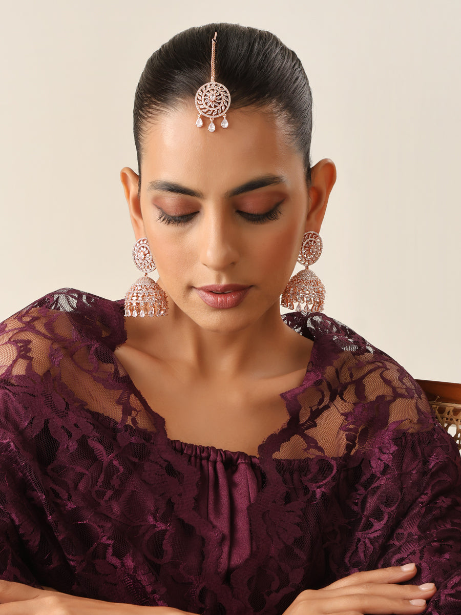 Nayra Earrings & Tikka Set 