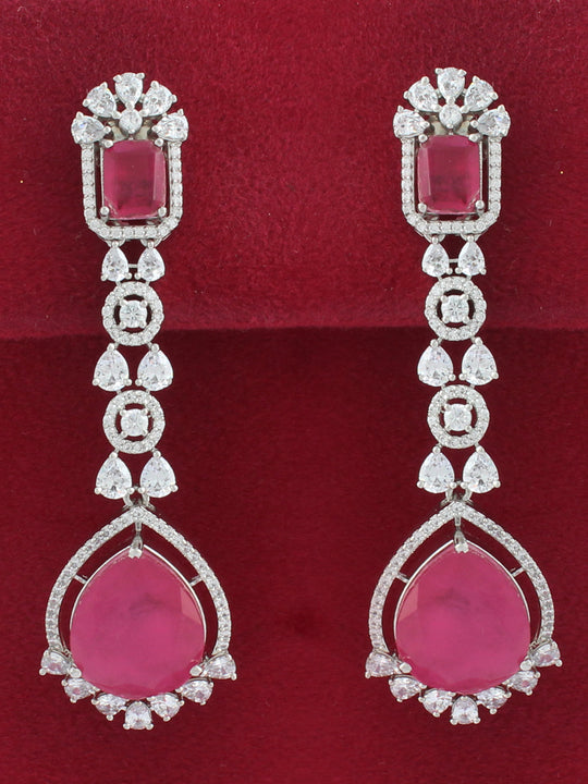 Chicago Earrings-Pink