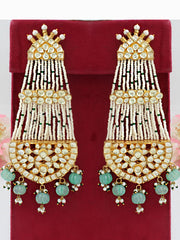 Pragya Jhoomer/ Passa Earrings-Mint Green