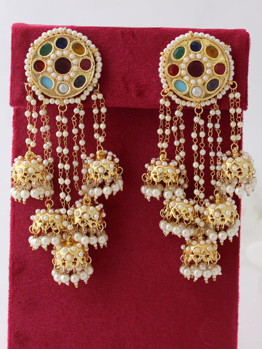 Mehru Jhumki Earrings