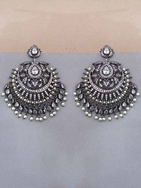 Lavanya Earrings-Silver